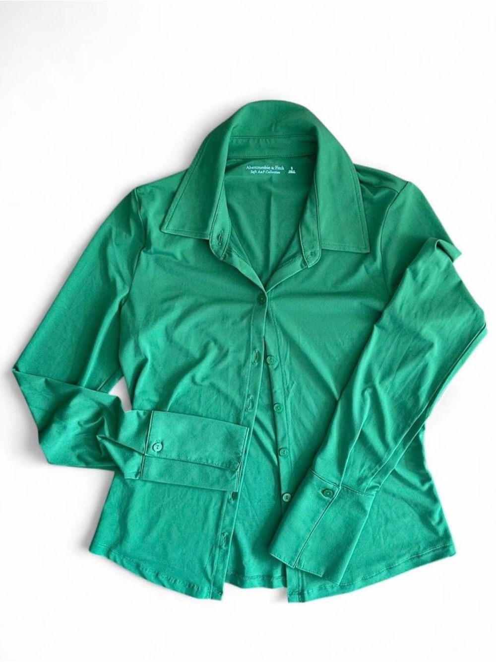 Abercrombie & Fitch Emerald Green Women's Shirt Jacket